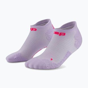 Männer Kompressionsstrümpfe CEP Ultralight No Show 4.0 lilac