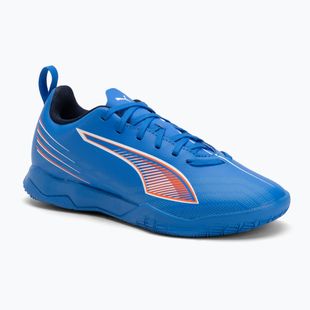 PUMA Ultra 6 Play It Jr Kinder Fußballschuhe ultra blau/puma weiß/glühend rot