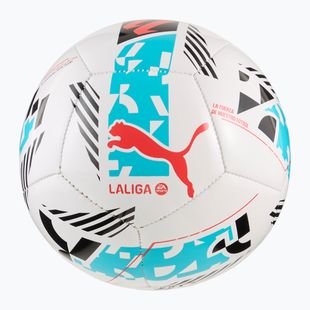 PUMA Orbit Laliga 1 Mini Fußball weiß/multicolor Größe 1