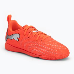 Kinder-Fußballschuhe PUMA Future 9 Play IT Jr glowing red/puma white/puma black/puma silver