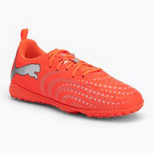 Kinder-Fußballschuhe PUMA Future 9 Play TT Jr glowing red/puma white/puma black/puma silver