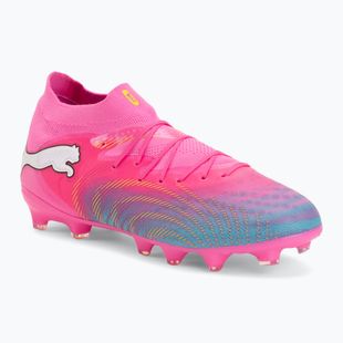 Kinder Fußballschuhe PUMA Future 9 Pro FG/AG Jr poison pink/puma wht/sun stream/bright aqua/puma blk