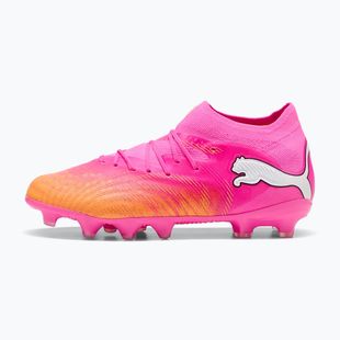 Kinder Fußballschuhe PUMA Future 9 Pro FG/AG Jr poison pink/puma wht/sun stream/bright aqua/puma blk