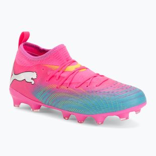 Kinder Fußballschuhe PUMA Future 9 Match FG/AG Jr poison pink/puma white/sun stream/bright aqua/puma black