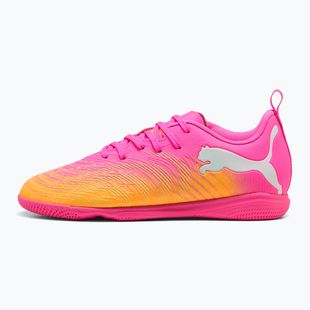 Kinder Fußballschuhe PUMA Future 9 Play IT Jr poison pink/puma white/sun stream/bright aqua/puma black