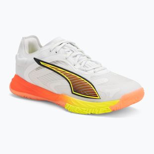 Handballschuhe PUMA Accelerate Nitro SQD 4 Game On puma white/glowing red/ultra blue