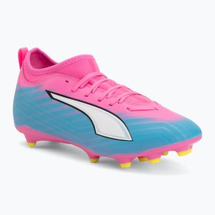 Kinder Fußballschuhe PUMA Ultra 6 Match FG/AG Jr poison pink/puma white/sun stream/bright aqua/puma black