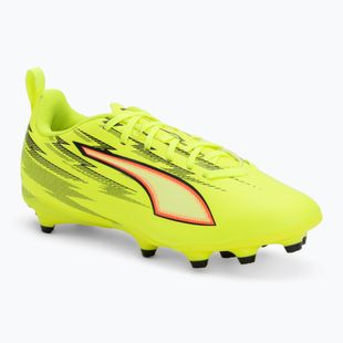 Kinder-Fußballschuhe PUMA Ultra 6 Play FG/AG Jr Yellow Alert/Puma Black/Glowing Red/Lime Squeeze