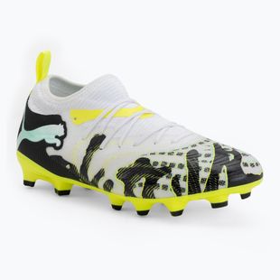 Kinder Fußballschuhe PUMA Future 9 Match Creativity Fg/Ag Jr yellow alert/mint jelly/puma white/puma black