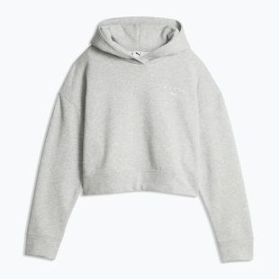 Damenpullover PUMA x HYROX World Cropped Hoodie hellgrau