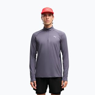 Laufsweatshirt für Herren PUMA Run Velocity Cloudspun 1/4 Zip inky depths