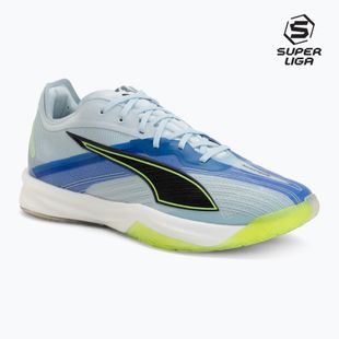 Handballschuhe PUMA Accelerate Nitro SQD 5 aqua glow/puma black/green glare/royal sapphire