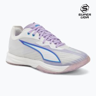Handballschuhe PUMA Accelerate Nitro SQD 5 puma white/royal sapphire/light lavender