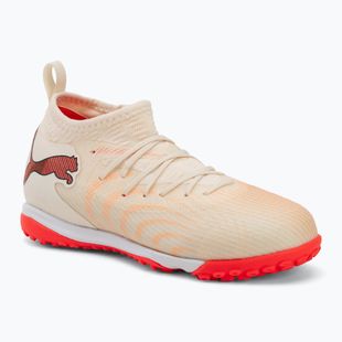 Kinder-Fußballschuhe PUMA Future 9 Match TT+ Mid Jr sugared almond/puma white/ultra red/puma black