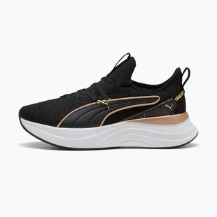 Damen-Schuhe PUMA Softride Sabrina Polished Chrome puma black/puma white/puma gold