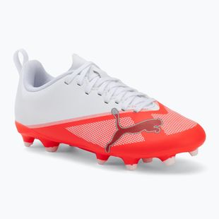 Kinder-Fußballschuhe Puma Ultra 7 Play FG/AG Jr Ultra Red/Puma Black/Puma White