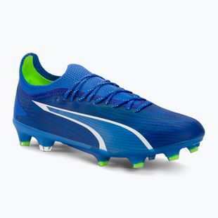 PUMA Ultra Ultimate FG/AG Herren Fußballschuhe Ultra Blau/Puma Weiß/Pro Grün