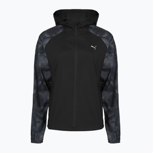 Damen-Laufjacke Puma Run AOP Favorite Woven Jacket black