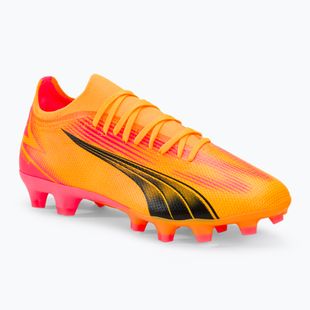 PUMA Ultra Match FG/AG sunset glow/puma schwarz/sun stream Fußballschuhe