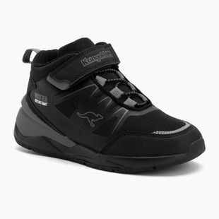 KangaROOS KD-Turn Mid EV jet black/steel grey Kinderschuhe