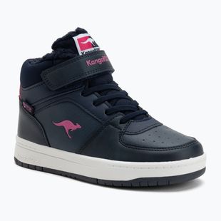KangaROOS Kinderschuhe K-CP Bound Mid EV dark navy/daisy pink