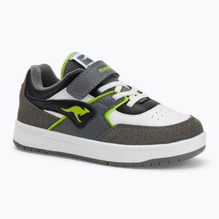 Kinderschuhe KangaROOS K-CP Bounder EV steel grey/neon green