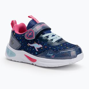 Kinderschuhe KangaROOS K-SLG Beauty EV navy/daisy pink