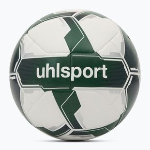 Fußball uhlsport Attack Addglue For The Planet weiß/dunkelgrün/silber Größe 5