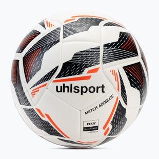 Fußball uhlsport Match Addglue weiß/navy/fluo rot Größe 5
