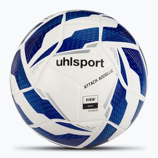 Uhlsport Attack Addglue Fußball weiß/dunkelblau/blau Größe 5