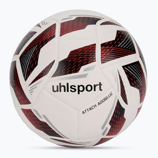 Uhlsport Attack Addglue Fußball weiß/schwarz/fluo rot Größe 4