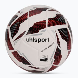 Uhlsport Attack Addglue Fußball weiß/schwarz/fluo rot Größe 5