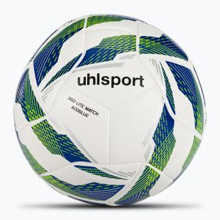 Fußball uhlsport 350 Lite Match Addglue weiß/dunkelblau/fluo gelb Größe 4