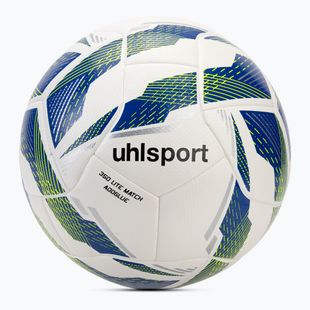 Fußball uhlsport 350 Lite Match Addglue weiß/dunkelblau/fluo gelb Größe 5