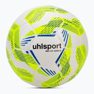 Fußball uhlsport 350 Lite Addglue weiß/fluo gelb/dunkelblau Größe 4