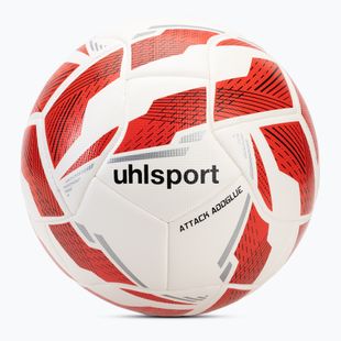 Uhlsport Attack Addglue Fußball weiß/rot/silber Größe 4