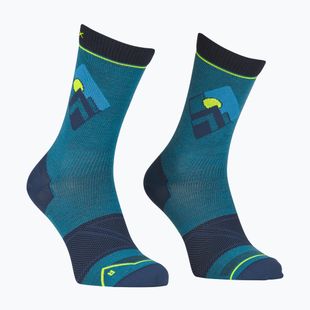 Trekking Socken Herren ORTOVOX Alpine Light Comp Mid mountain blue