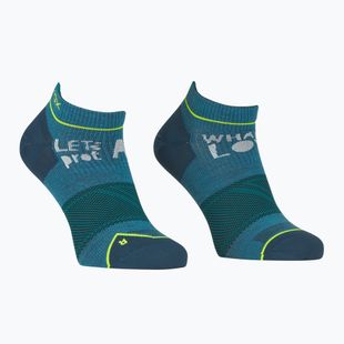 Herren Socken ORTOVOX Alpine Light Low mountain blau