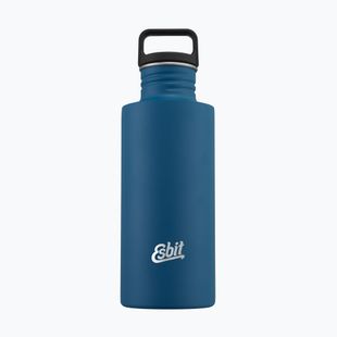 Esbit Sculptor Edelstahl Trinkflasche Reiseflasche 750 ml Vlies blau