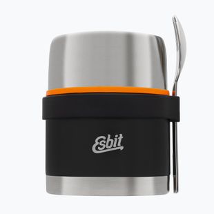 Lebensmittel-Thermobehälter mit Besteck Esbit Stainless Steel Food Jug 500 ml black