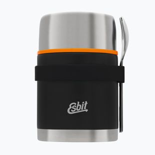 Lebensmittel-Thermobehälter mit Besteck Esbit Stainless Steel Food Jug 750 ml black