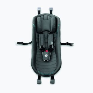 Sitz für Qeridoo Babyschale grau Fahrradanhänger QBS 20 G