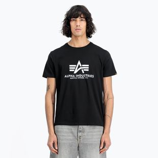 Alpha Industries Herren Basic schwarzes T-shirt