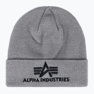 Alpha Industries 3D grau heather Kappe