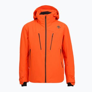 Herren-Skijacke Descente Angular Line mandarin orange