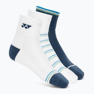 Socken YONEX 19236 Quarter 3 Paar navy/white/green