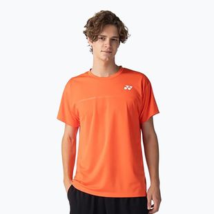 Herren-Tennisshirt YONEX 10728 Crew Neck cyber orange
