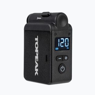 Topeak E-Booster Digital 7.4V/600mAh 120psi Fahrradpumpe grau