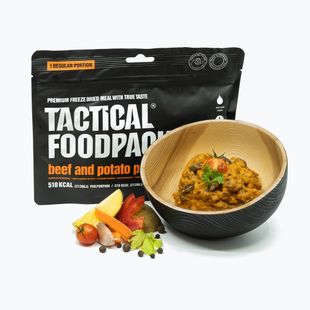 Gefriergetrocknete Lebensmittel Tactical Foodpack Rindfleisch-Kartoffel-Topf 100 g
