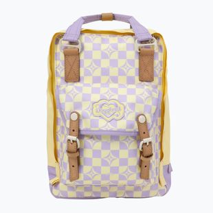 Doughnut Macaroon Kaleido Serie 16 l butterfarben karierter City-Rucksack